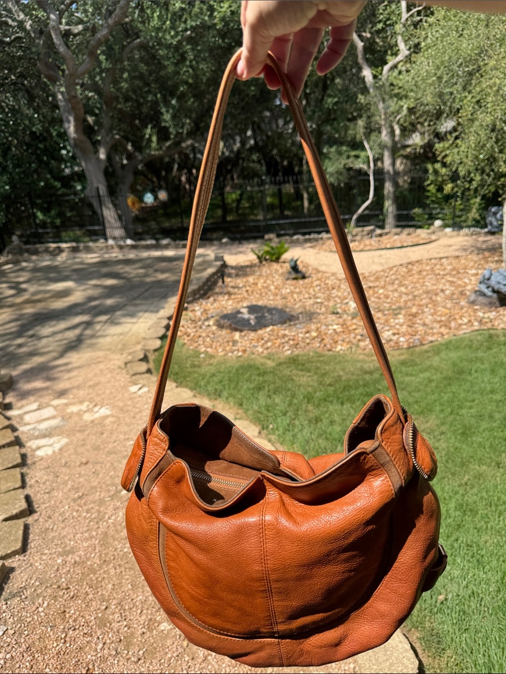 See By Chloe Tan Leather Hobo Shoulder Bag